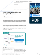 Cyber Security Specialist Job Description Template - Recooty Blog