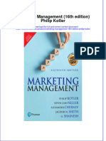 Marketing Management 16Th Edition Philip Kotler Download PDF Chapter