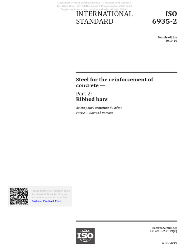 ISO 6935-2 2019 (En) | PDF | International Organization For Standardization