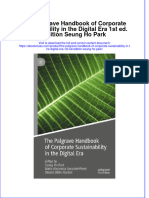 The Palgrave Handbook Of Corporate Sustainability In The Digital Era 1St Ed Edition Seung Ho Park  ebook full chapter