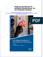 The Palgrave Handbook of Anti Communist Persecutions 1St Edition Christian Gerlach Ebook Full Chapter