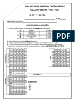 Simulado História - 7º Ano