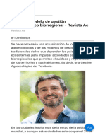 Hacia Un Modelo de Gestión Agroecológico Biorregional - Revista Ae