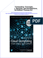 Cloud Computing Concepts Technology Security And Architecture Second Edition Thomas Erl full chapter