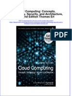 Cloud Computing Concepts Technology Security and Architecture Second Edition Thomas Erl Full Chapter