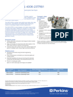 Perkins 4006 23TRS12 Gas PN1850 Soecification Sheet