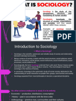 Introduction To Sociology Humanities