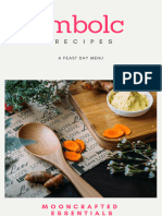 Imbolc Recipe Book