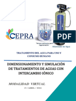 Brochure - Dimensionamiento y Simulación de Tratamientos de Aguas Con Intercambio Iónico