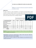 Metodos para Evaluar Las Alternativas de Localización