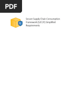 Secure Supply Chain Consumption Framework (S2C2F) Simplified Requirements