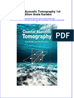 Coastal Acoustic Tomography 1St Edition Arata Kaneko Full Chapter