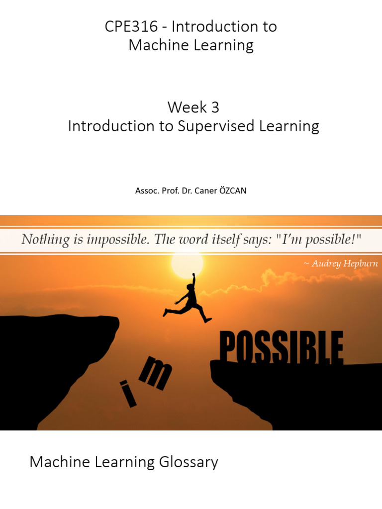 Supervised Learning Overview | PDF | Cross Validation (Statistics ...