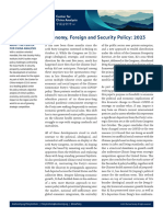 China's Political-Economy Foreign and Security Policy 2023