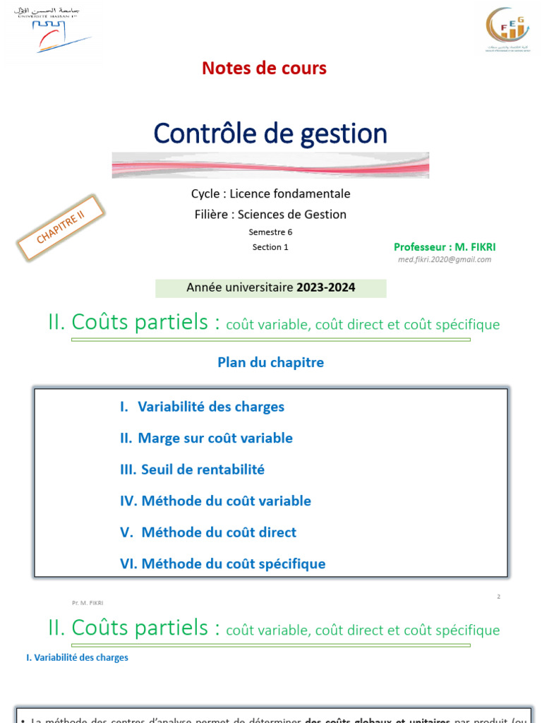 Cours CDG - Chapitre 02 | PDF | Comptabilité | Taxe sur la valeur ajoutée