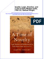 A Time of Novelty Logic Emotion and Intellectual Life in Early Modern India 1500 1700 C E Samuel Wright Full Chapter