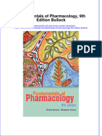 Fundamentals of Pharmacology 9Th Edition Bullock Full Chapter