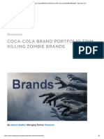 Coca Cola Brand Portfolio - Killing Zombies Brands - AMA New York