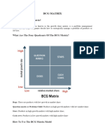 BCG Matrix