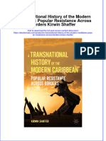 A Transnational History of The Modern Caribbean Popular Resistance Across Borders Kirwin Shaffer Full Chapter