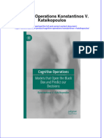Cognitive Operations Konstantinos V Katsikopoulos full chapter