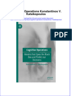 Cognitive Operations Konstantinos V Katsikopoulos Full Chapter