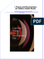 Cognitive Theory and Documentary Film 1St Ed Edition Catalin Brylla Full Chapter