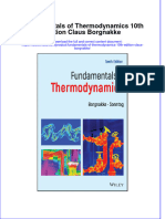 Fundamentals of Thermodynamics 10Th Edition Claus Borgnakke Full Chapter