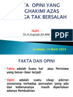 14.03.2024 Fakta Opini Yang Menghakimi Azas Praduga Tak Bersalah