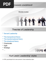 Change Leadership Module Review 1