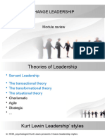 Change Leadership Module Review 1