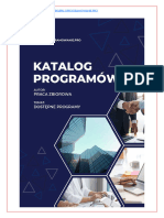 Katalog Programów Dostępnych Na Oprogramowanie - Pro