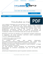 Convertidor de YouTube A MP3 - YTMP3