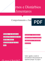 Transtornos e Distúrbios Alimentares