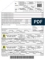 Extrato para de Taxas / Multas: Descrição (Taxa / Multa)