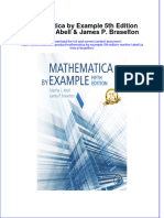 Mathematica By Example 5Th Edition Martha L Abell James P Braselton download pdf chapter