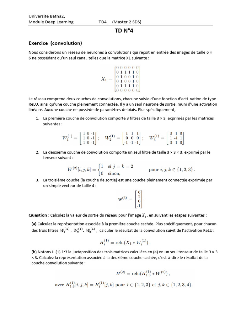 Réseau de neurones à convolution | PDF | Sciences et mathématiques
