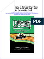 The Philosophy of Comics What They Are How They Work and Why They Matter Henry John Pratt Ebook Full Chapter