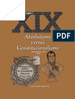 Marchena Siglo XIX - Absolutismo Versus Constitucionalismo - Marchena 1800 1833 - Tomo II