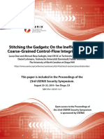 Stitching The Gadgets: On The Ineffectiveness of Coarse-Grained Control-Flow Integrity Protection