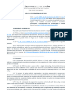 Lei #14.331, de 4 de Maio de 2022 - Inicial Requisitos