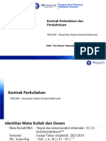 Kontrak Perkuliahan Dan Pendahuluan