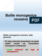LP 11 Boli Monogenice Recesive+ Reguli