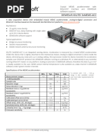 Dewesoft Iolitei 3Xmems-Acc: Min. Typ. Max. Unit