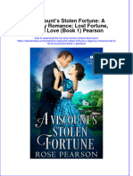A Viscounts Stolen Fortune A Regency Romance Lost Fortune Found Love Book 1 Pearson Full Chapter