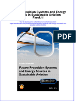 Future Propulsion Systems and Energy Sources in Sustainable Aviation Farokhi Full Chapter