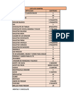 LISTA DE COMPRA 