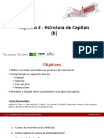 Capítulo 2 - Estrutura de Capitais - 23 - 24 (II)