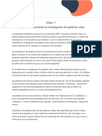 L3 - Investigación de palabras clave para el SEO