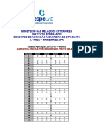 Prova 2012 Primeira Etapa Gabarito